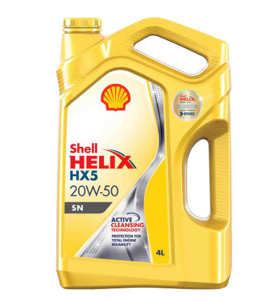 ACEITE PARA MOTOR SHELL HELIX HX5 20W50 4L