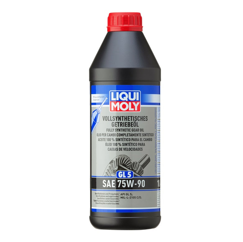VOLLSYNTHETISCHES GETRIEBEÖL GL5 75W90 | ACEITE 100% SINTÉTICO GL5 75W-90 PARA CAMBIOS 1L