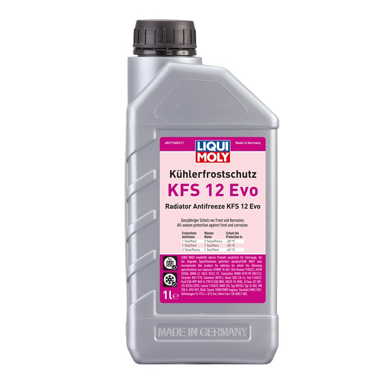 KÜHLERFROSTSCHUTZ KFS 12 EVO | ANTI-CONGELANTE KFS 12 EVO (CONCENTRADO)