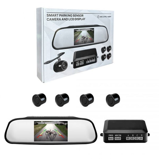 SCORCHER ESPEJO RETROVISOR + SENSOR ESTACIONAMIENTO