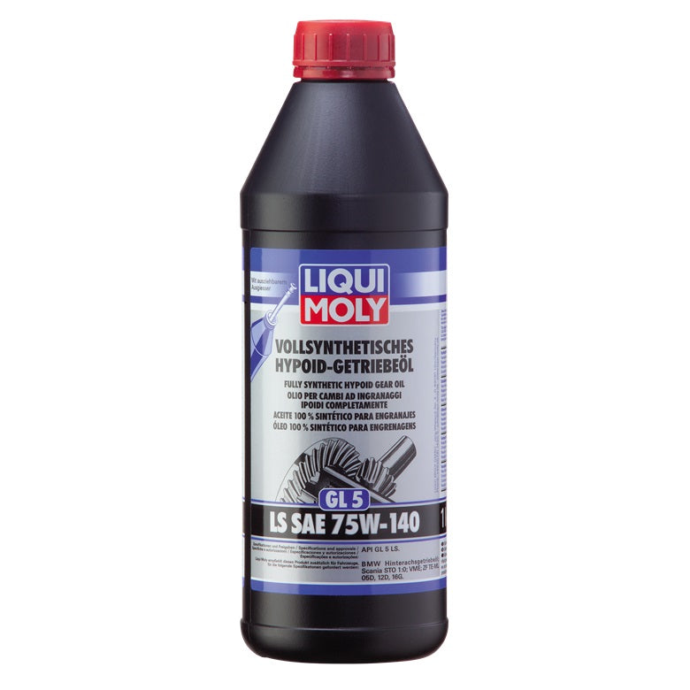 VOLLSYNTHETISCHES HYPOIDGETRIEBEÖL (GL5) LS 75W-140 | ACEITE SINTÉTICO PARA ENGRANAJES HIPOIDES (GL5) LS 75W-140 1L